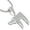 White, variant on 925 Sterling Silver CZ Large Statement Chai Living Jewish Hebrew Pendant Necklace