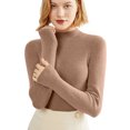 thumbnail image 2 of Crewneck Sweaters for Women Oversized Spring Winter Outfits Long Sleeve Soft Dressy Clothes Casual Pullover Tops Beige S, 2 of 9
