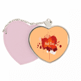thumbnail image 1 of Banshee Daub Coloré Festival Miroir Voyage Sac à Main Maquillage Coeur Rose, 1 of 4