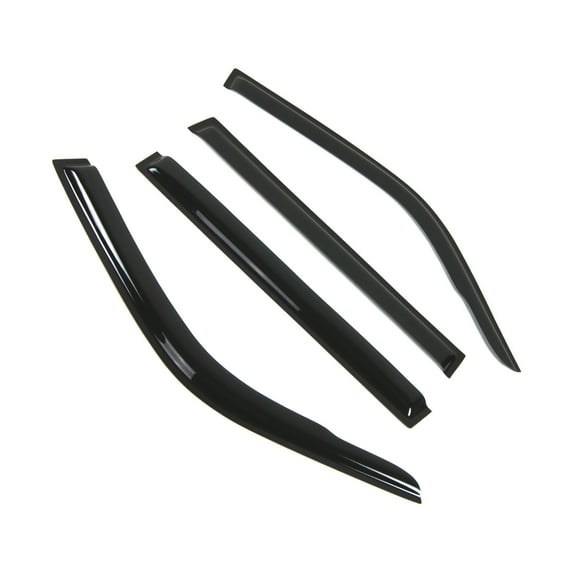 TuningPros Outside Mount Window Visor Deflector Smoke Tinted 4 Pcs Set For 1991-1997 Toyota Land Cruiser