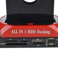 thumbnail image 2 of Base de acoplamiento HDD IDE Dual USB 2.0 shamjiam Lector de tarjetas, 2 of 6
