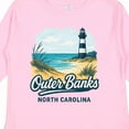 thumbnail image 4 of Inktastic Outer Banks North Carolina Beach Scene Boys or Girls Long Sleeve Toddler T-Shirt, 4 of 5