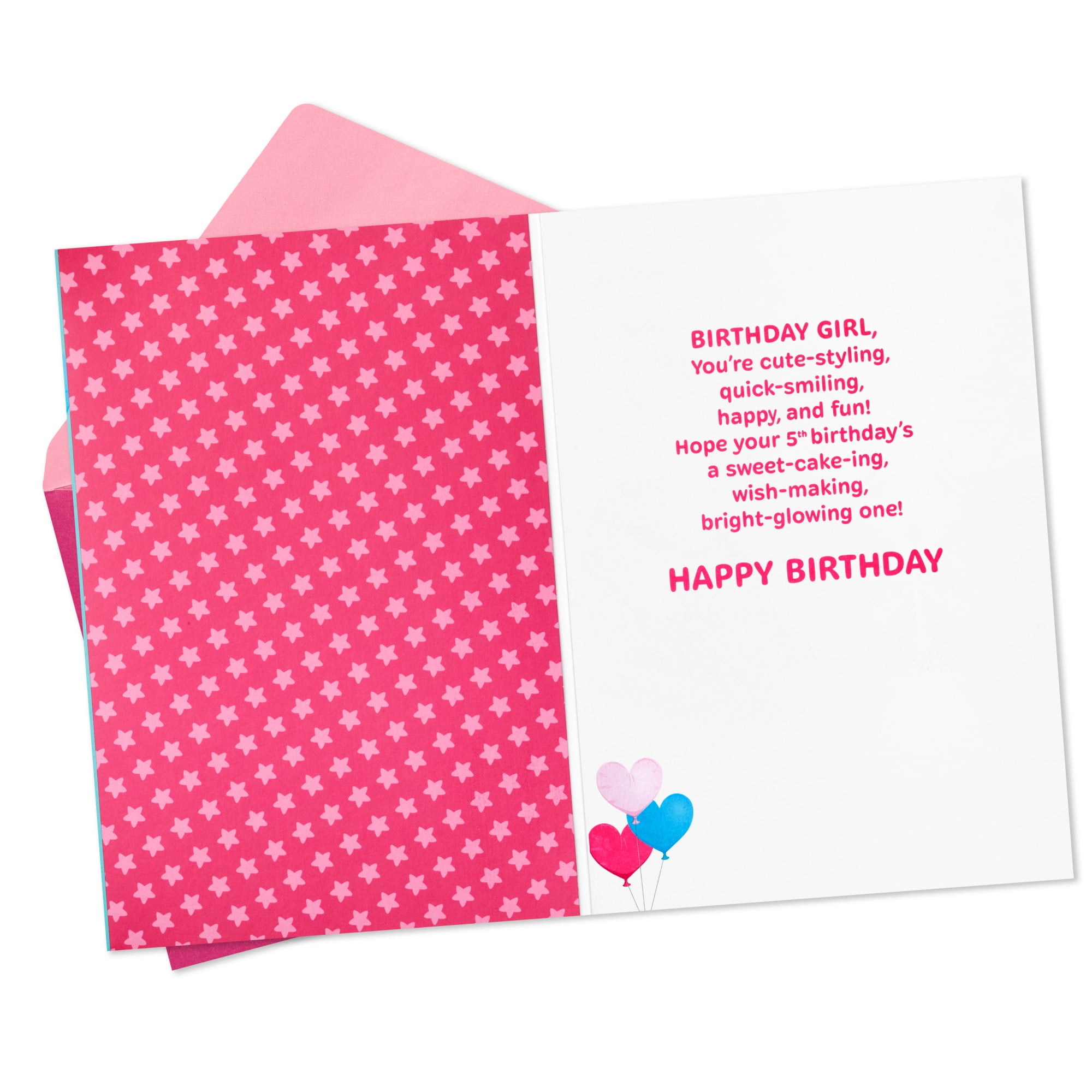 Hallmark Disney Minnie Mouse 5th Birthday Card for Girl (Styling Birthday)