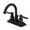 Matte Black, variant on Kingston Brass KS8660DL Concord 4 in. Centerset Bathroom Faucet, Matte Black