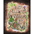 thumbnail image 2 of Sheena Pike Art 12x14 Gold Ornate Wood Framed with Double Matting Museum Art Print Titled - Not All Who Wander Are Lost - Garden WhimZies, 2 of 4
