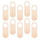 thumbnail image 1 of Perchas de madera en blanco perfecl para perillas de puerta pancartas decorativas de bricolaje letreros de mensajes de placa manualidades Colgadores de puerta, 1 of 8