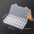 thumbnail image 2 of 24 36 48 Grids Paint Organiser Case Jewelry Storage Box Clear Plastic Storage Case for Jewelry Beads Painting Craft, 2 of 8