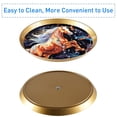 thumbnail image 5 of Horse Plastic Discs Hanging Organizer for Dessert Table | Iron Pillars Fruit Plate Holder Stand, 5 of 6
