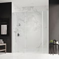 thumbnail image 3 of Ove Decors Tampa 64 1/16 in. W x 72 in. H Alcove Frameless Hinge Shower Door in Nickel, 3 of 17