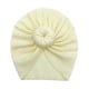 thumbnail image 1 of Soft Baby Turban Hat Donut Knot Newborn Baby Girls Hats Solid Color Kids Cap Beanies Autumn Winter Children Caps Bonnet, 1 of 5