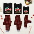 thumbnail image 5 of GRNSHTS Matching Family Christmas Pajamas Plaid Xmas Holiday Sleepwear Jammies Clothes Long Sleeve PJs Set, 5 of 16