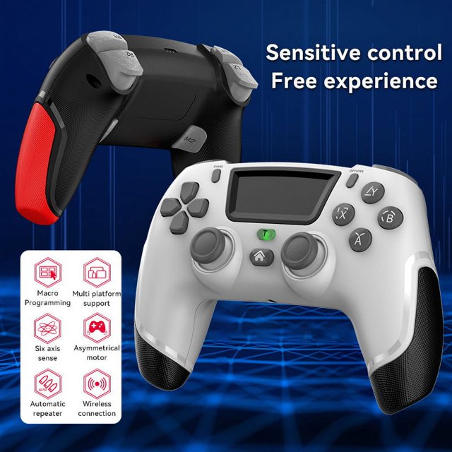 Controlador Controlador de juego de 6 ejes Controlador de Gamepad de vibración de motor dual para interruptor PS4 NS