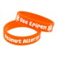 thumbnail image 2 of 4 pulseras de silicona con advertencia médica, correas de mano, pulseras infantiles, pulseras decorativas, anillos de mano de PVC para niños, 2 of 7