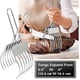 thumbnail image 4 of Stainless Steel Roast Beef Cutting Tongs, Meat Bread Slicing Tong Onion, 4 of 5