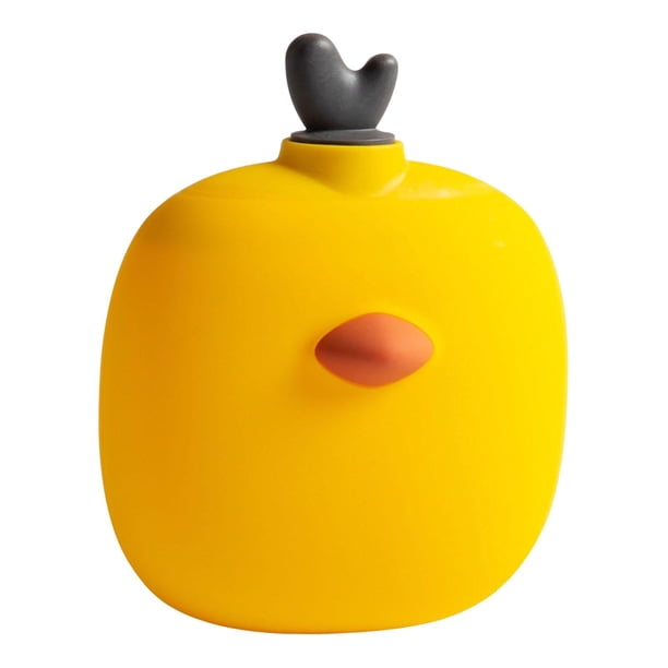 Funda de silicona para bolsa de agua caliente, resistente a la compresión y apta para microondas. Naranja