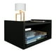 thumbnail image 1 of MORU Buró para Recámara Flotante Aire Negro, Mesa de Noche, Mueble para recámara, Mesa Auxiliar Minimalista, Mesa de Apoyo, Buró para Dormitorio y Sala, 1 of 7