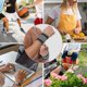thumbnail image 5 of 2pcs Copper Wrist Compression Brace, Elastic Wrist Support Sleeve Wrist Braces For Tendonitis, Arthritis Pain Relief, 5 of 5