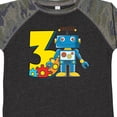 thumbnail image 4 of Inktastic 3rd Birthday Robot Boys or Girls Toddler T-Shirt, 4 of 5