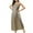 Khaki, variant on yievot Nightgown Women Sleeveless Sleepwear Full Slip Long Nightshirt Soft Loungewear Silk Sleep Dress
