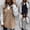 FY1-Gray, variant on Cable Knit Sweater Vest Women Fall Winter Trendy V Neck Sleeveless Sweater Vest Solid Loose Fit Chunky Sweater Vest