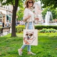 thumbnail image 3 of Shoulder Pet Carrier Bag Head-Out Design Tote – 14.96" x 14.96" Breathable Cat & Small Dog Carry Bag for Travel & Outings White, 3 of 3