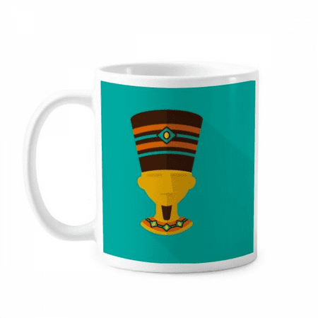 

Ancient Egypt Pharaoh Pattern Mug Pottery Cerac Coffee Porcelain Cup Tableware