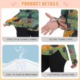 thumbnail image 4 of FORMRS Womens Long Sleeve Shirts UPF 50+ Sun Protection Quick Dry Fishing Hiking Tops, Size S-2XL, Floral Black Cats Pattern, 4 of 8