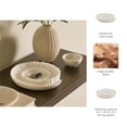 thumbnail image 5 of Decorative Shell Inspired Bowl for Coffee Table Decor - Stylish Home Decor Accents for Kitchen Counter and Centerpiece Table Decoration - Functional Key Holder and Candy Bowl Display - 17", White, 5 of 12