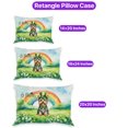 thumbnail image 3 of Happy St. Patrick’s Day Yorkshire Terrier with Green Hat Shamrocks Rainbow Pillowcase Double Sided Yorkie Dog Lover Gifts Pillow Case Covers - 03007, 3 of 3
