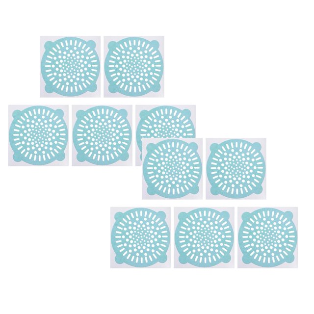 Oleegame 2PC Sink Drain Filter Cover Disposable Anti Blocking Floor Drain Water Tank Filter Home Bathroom Drain Hair Filter Sticker