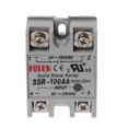 thumbnail image 1 of 100A Single Phase Solid State Relay SSR-100AA AC-AC Solid State Resistance Regulator for Industrial Automation Process, 1 of 4