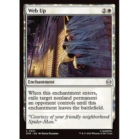 MtG Marvel's Spider-Man Common Web Up [FOIL] #21