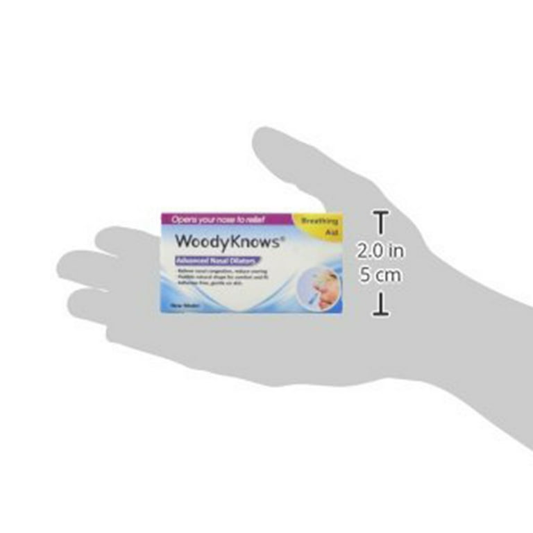 WoodyKnows Snoring Nasal Dilators Reduce Snore Nasal Congestion