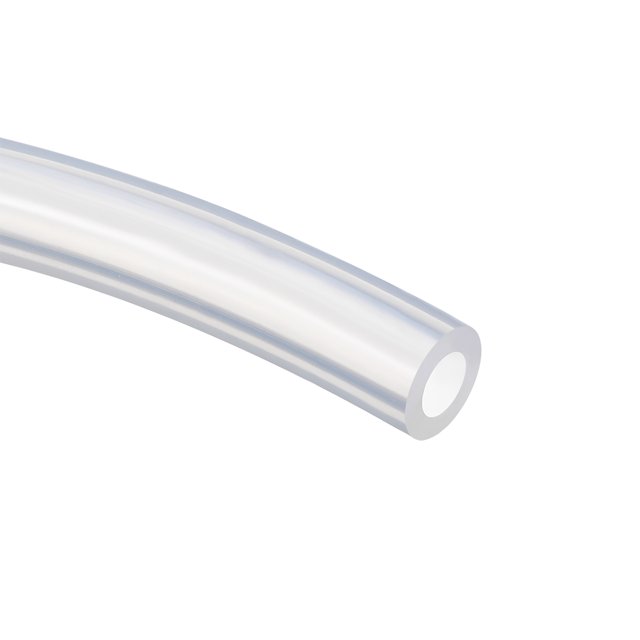 Tuberías de aire Uxcell para transferencia de agua, tubos de silicona, 1 pieza 0.39''x0.71''x6.56ft