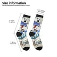 thumbnail image 5 of Ghostbusters Animation Adult Socks Breathable Cozy Soft Crew Socks Novelty Casual Calf Stockings For Men Women, 5 of 8