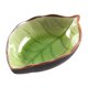 thumbnail image 2 of Set de mini platos de cerámica | Platos para condimentos estilo japonés | Pequeños cuencos para salsas para cocina, sushi, té, vajilla para el hogar | Forma de hoja, base antideslizante, esmalte, 2 of 4