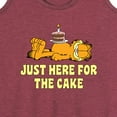 thumbnail image 3 of Garfield - Just Here For Cake - Women's Racerback Tank Top, 3 of 5