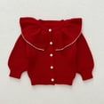 thumbnail image 6 of Glisme Girl Christmas Sweater Round Neck Long Sleeve Knit Cardigan Xmas Pullovers Winter Wear Adorable Clothes, 6 of 9
