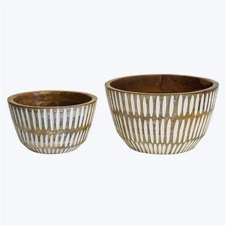 

Youngs 11610 Wood Nest 2 Bowls Set - 2 Piece
