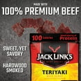 thumbnail image 3 of Jack Link's Teriyaki Beef Jerky Excellent Source of Protein, Made with 100%  Premium Cuts of Beef, 1.25 oz.,(2 Pack), 3 of 6
