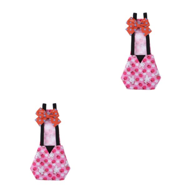 Billuyoard Pañales de pato transpirables con estampado bonito, pañal de pollo con lazo encantador ajustable, suministros para aves de corral Type9 NO9