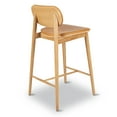 thumbnail image 4 of Poly and Bark Bonato Leather Counter Stool in Caramel Tan/Oak, 4 of 9