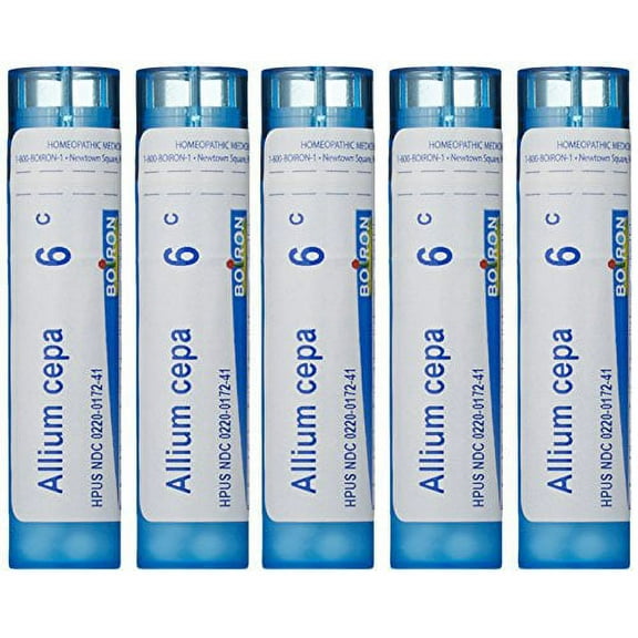 Boiron Allium Cepa 6C (Pack of 5), Homeopathic Medicine for Runny Nose
