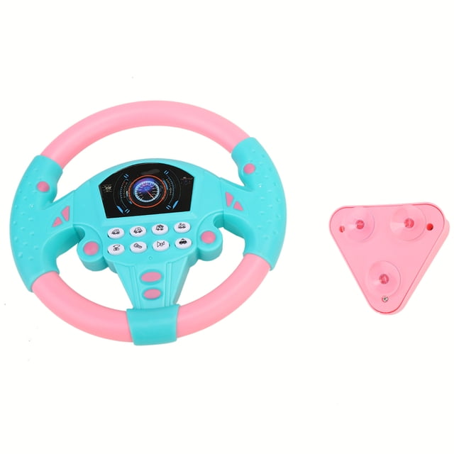 Volante musical, volante educativo para bebés, volante para niños, herramienta de volante copiloto, diseño fácil de usar