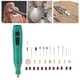 thumbnail image 4 of Kit De Herramientas Rotativas Inalámbricas, Mini Amoladora Eléctrica De 5 Velocidades Variables Fácil De Instalar 3,7 V Con 12 Anillos De Arena Para Grabado ANGGREK Otros, 4 of 8