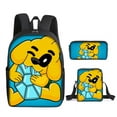 thumbnail image 1 of Primary And Secondary School Students Animation Backpack, Youth Schoolbag Three-piece Set-SinKeeU, 1 of 4
