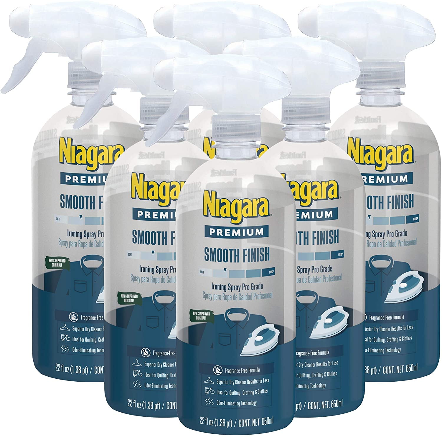 Niagara Ironing Fabric Free-Starch Spray Formula - China Fabric Starch  Spray and Niagara Starch price