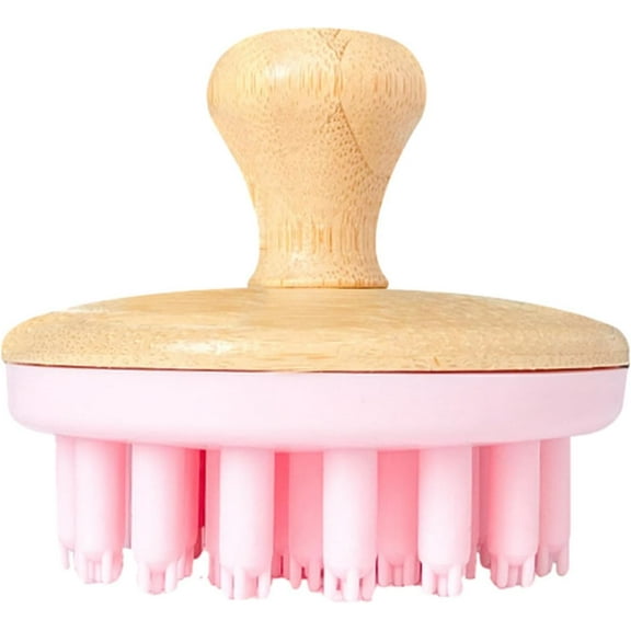 Shower Scalp Brush - Silicone Massaging Brush for Scalp Washing | Head Scrubber for Men, Women, Teens, Washing and Relaxing Scalp for Wet Dry Hair Care Jmedic