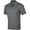 Before Dark, variant on Greg Norman Men's 5 Iron Stripe Polo Gray Size Small