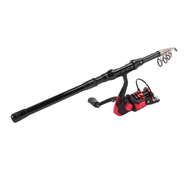 Fishing Rodand Spinning Reel Combo,Black Short Section Sea Fishing Rodand Reel Kit Fishing Tackles Future-Proof Design